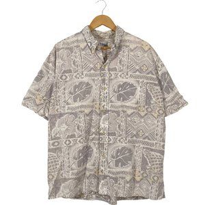 Reyn Spooner Floral Print Hawaiian Shirt